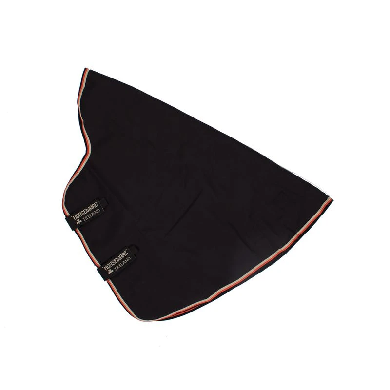 Rambo Optimo Stable Hood 200g - Black/Tan/Orange/Black 3 Rambo Optimo Stable Hood 200g - Black/Tan/Orange/Black