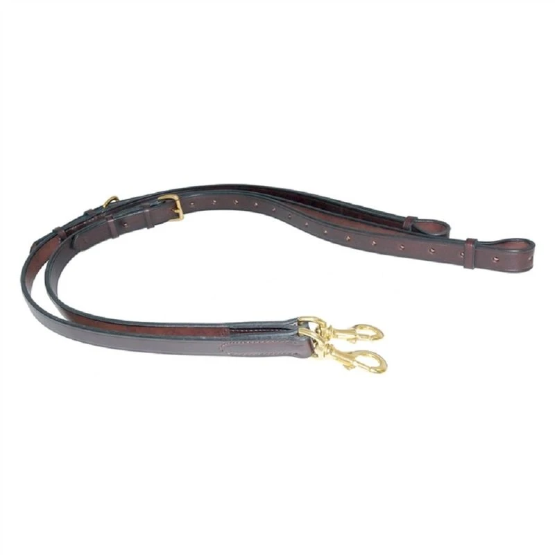 Nunn Finer All Leather Side Reins - Havana 4 Nunn Finer All Leather Side Reins - Havana - Image 2