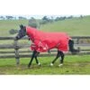 Weatherbeeta Comfitec Classic Combo Neck Medium - Red/Silver/Navy -The Horse Essentials 412946 800 800