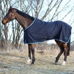 Horze Glasgow Summer Cooler Blanket - Dark Blue -The Horse Essentials 416922 800 800