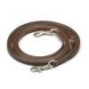 Ovation Breastplate Snap Draw Reins - Dark Brown -The Horse Essentials 434150 800 800