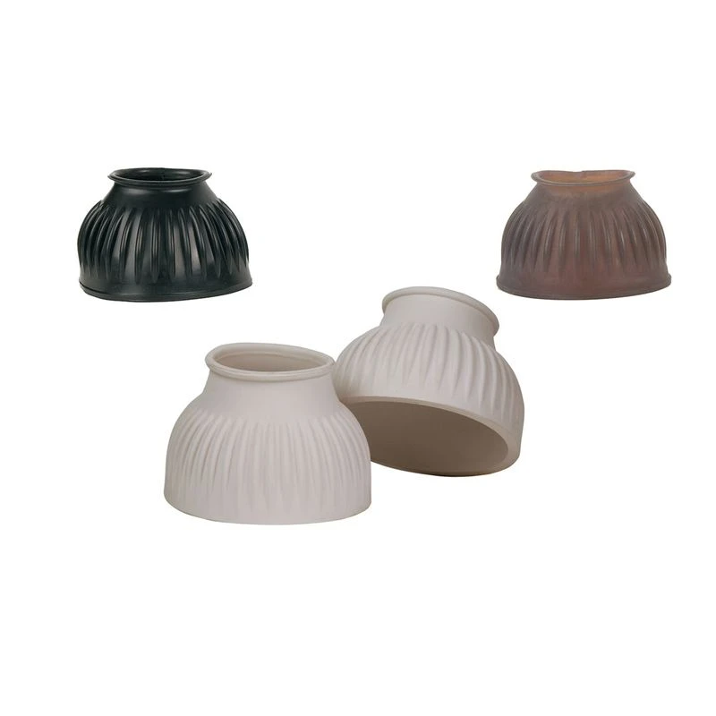 Centaur EcoPure Thick Rib Bell Boots - Transparent Gum 4 Centaur EcoPure Thick Rib Bell Boots - Transparent Gum - Image 2