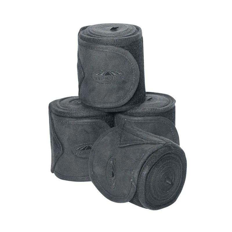 Weatherbeeta Fleece Bandage 4 Pack - Black 3 Weatherbeeta Fleece Bandage 4 Pack - Black