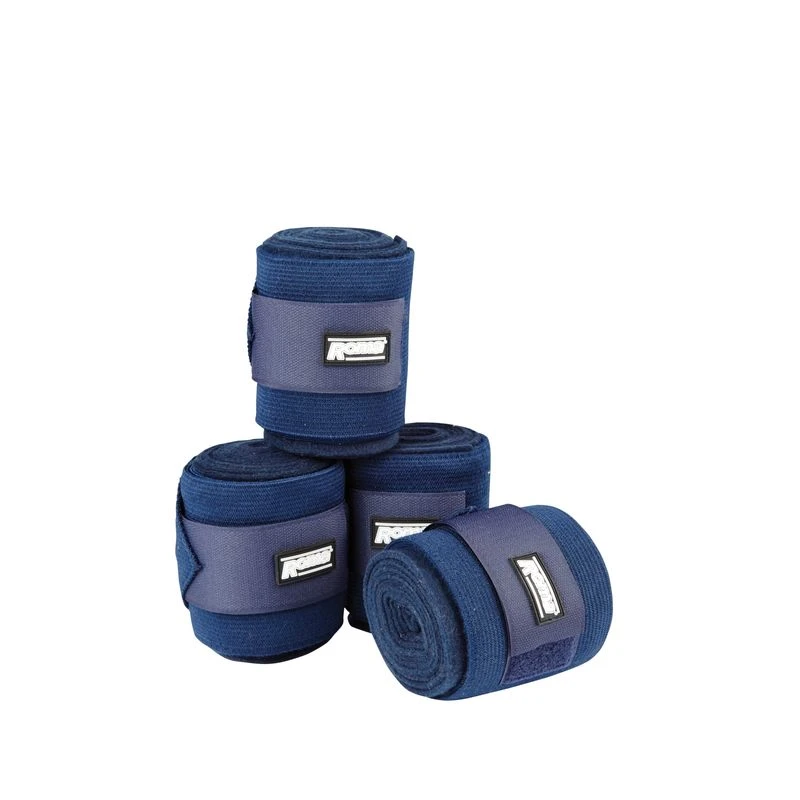 Roma Elastic Fleece Combi Bandage - Navy 3 Roma Elastic Fleece Combi Bandage - Navy
