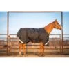 Rambo Original Turnout W/Leg Arches 200g - Black/Green/Red -The Horse Essentials 446587 800 800