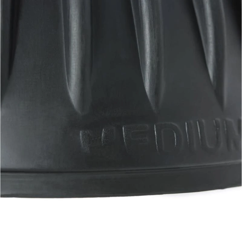 Horze Ribbed Bell Boots - Black 4 Horze Ribbed Bell Boots - Black - Image 2