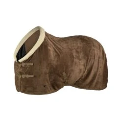 Horze Lincoln Fleece Blanket W/Padded Collar - Dark Brown -The Horse Essentials 477773 800 800