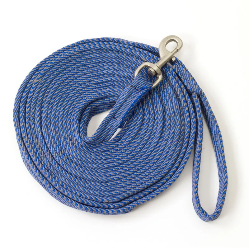 Centaur Cushion Padded Lunge Line - Cobalt/Grey 3 Centaur Cushion Padded Lunge Line - Cobalt/Grey