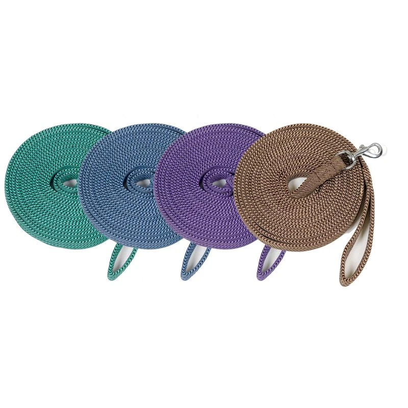 Centaur Cushion Padded Lunge Line - Cobalt/Grey 4 Centaur Cushion Padded Lunge Line - Cobalt/Grey - Image 2