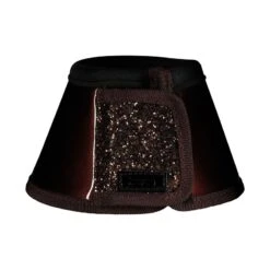 Horze Glitter Bell Boots - Brown -The Horse Essentials 535795 800 800