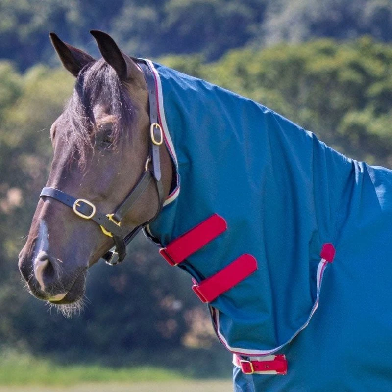 Shires Tempest Original Lite Neck Cover - Teal 3 Shires Tempest Original Lite Neck Cover - Teal